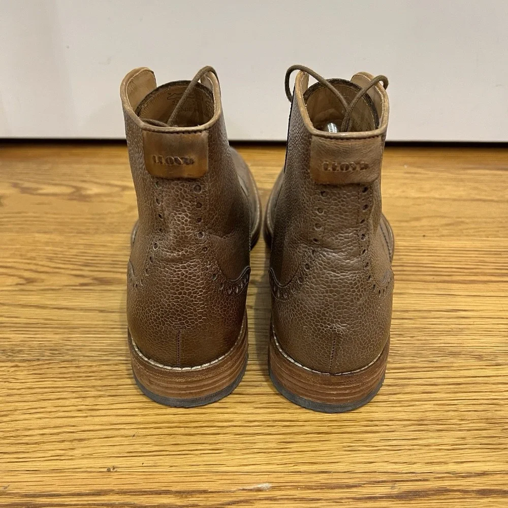 Lloyd‎ Germany Wingtip Boots Brown Size 8.5